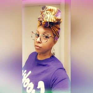 💜 PLUM African Head Wraps (multiple)
